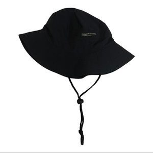 Y2K Dark Blue Bucket Hat with Chin Strap